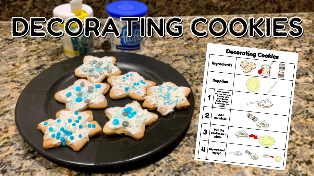 LIFE SKILLS AT HOME: Decorating Cookies