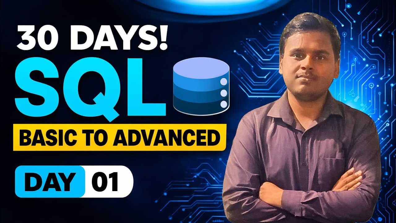 Start SQL From Zero 🚀 SQL Basics Explained | DBMS, RDBMS, CRUD, Relational Model & Codd Rules