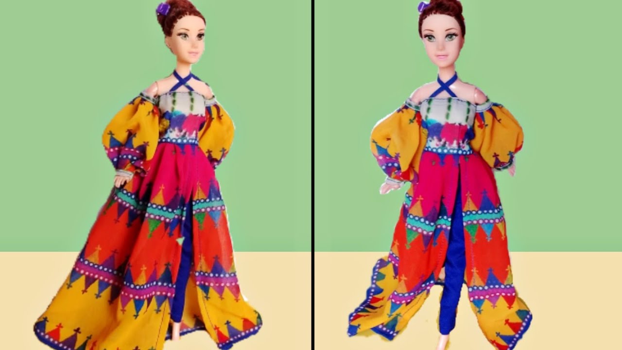 Beautiful Doll Dress Ideas | Making Doll Dress Easy | D Creating Extra