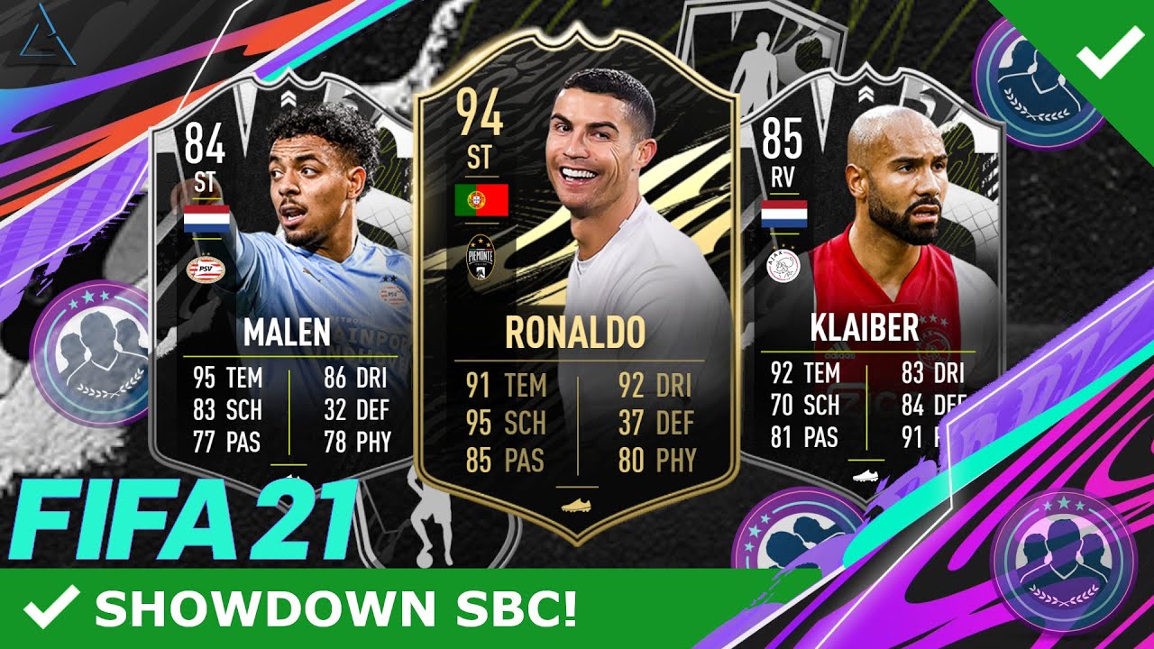 OMG! MEGA SHOWDOWN SBC! 😱😍 KLAIBER & MALEN SHOWDOWN SBC & CR7 IM TOTW 15! | FIFA 21 ULTIMATE TEAM