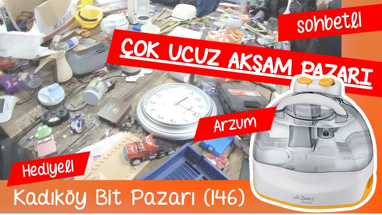 Çok Ucuz Akşam Pazarı 10 TL'den topladık! Kadıköy #bitpazarı  - Yine Hediyeli #comedy #new #trending