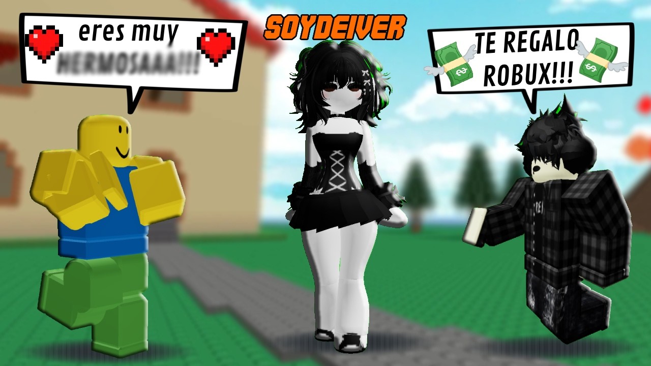 Me HICE pasar por MUJER en ROBLOX