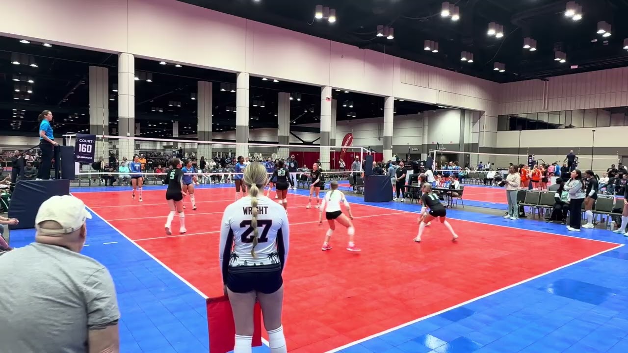 Next Level Volleyball Academy 15 Gold vs MVA 15 Julio - Game 1 - Set 1