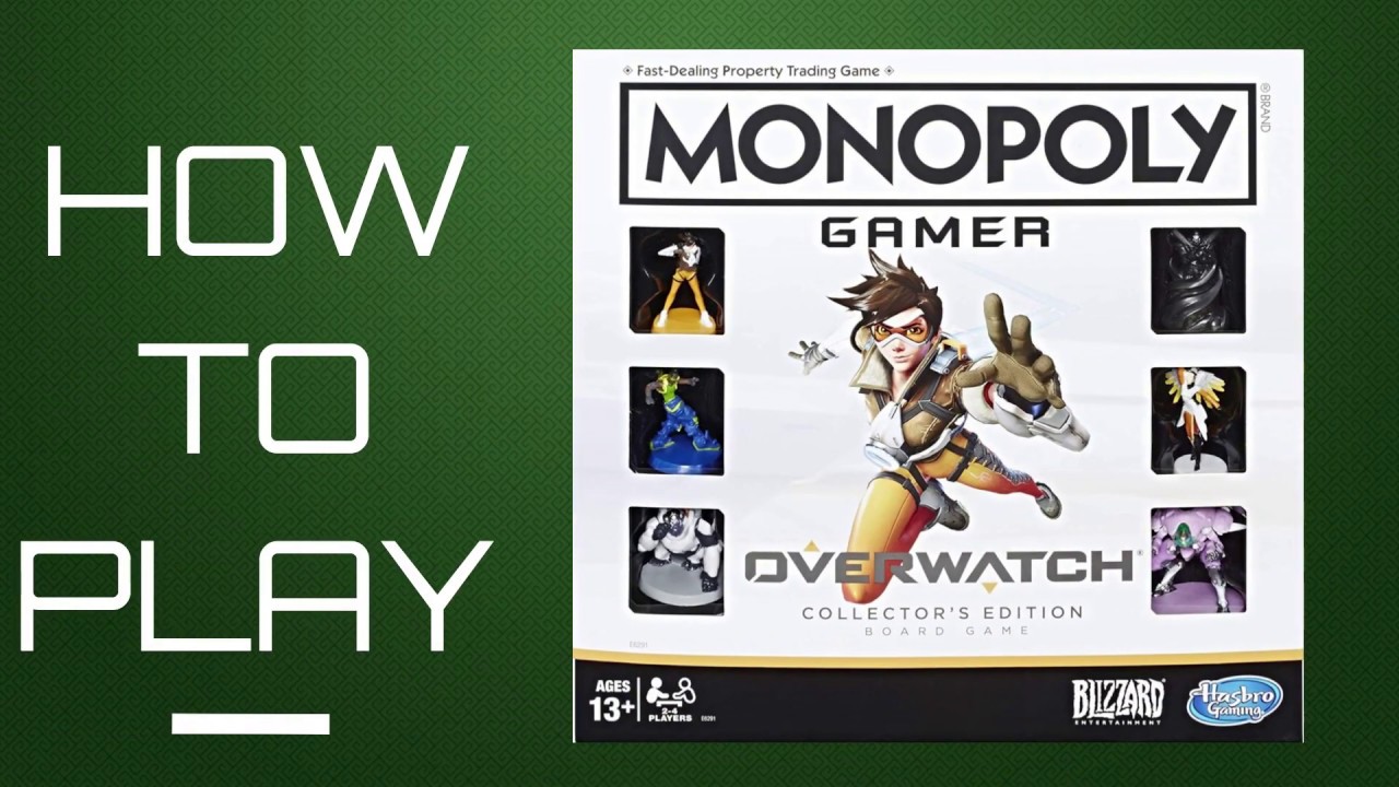 Как играть в настольную игру Monopoly Gamer: Overwatch Edition от Hasbro.