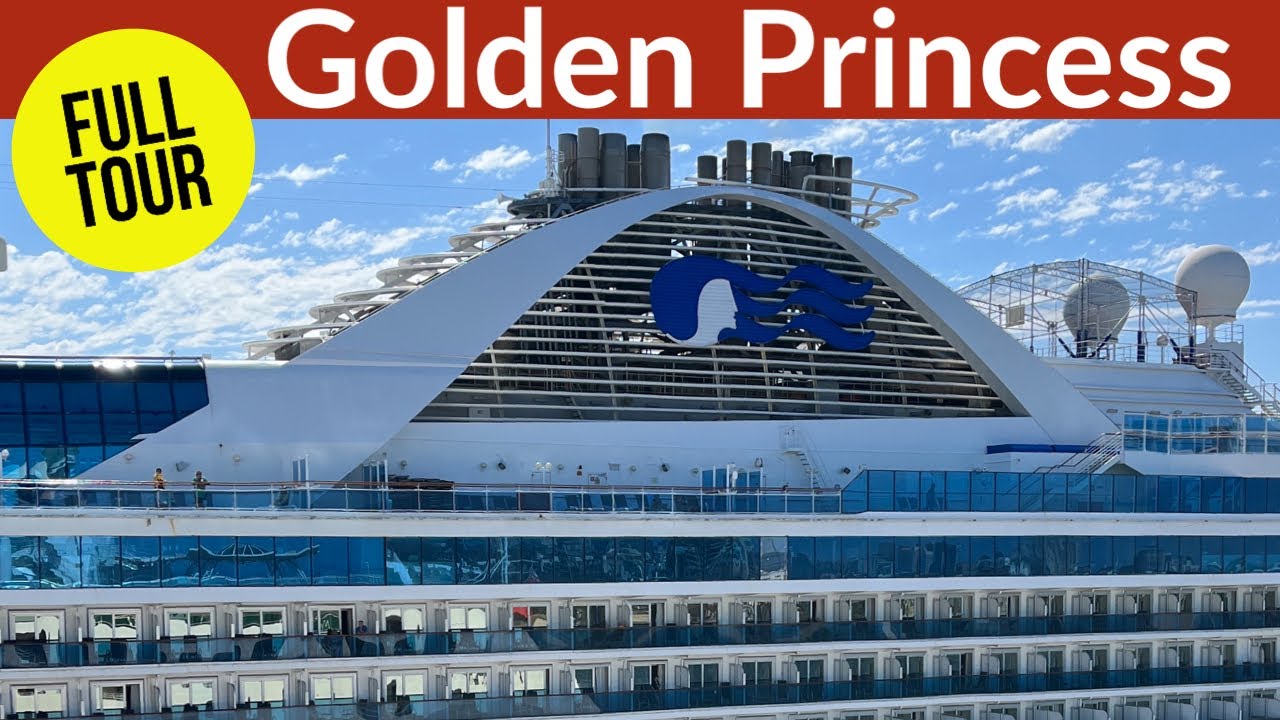 Golden Princess Full Tour - Princess Cruises Ship Tour
