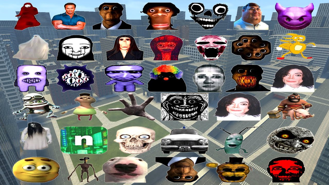 Too Much Nextbot And Nicos Nextbots In GOLDEN CITY! Garry's Mod | GoGo Nextbot