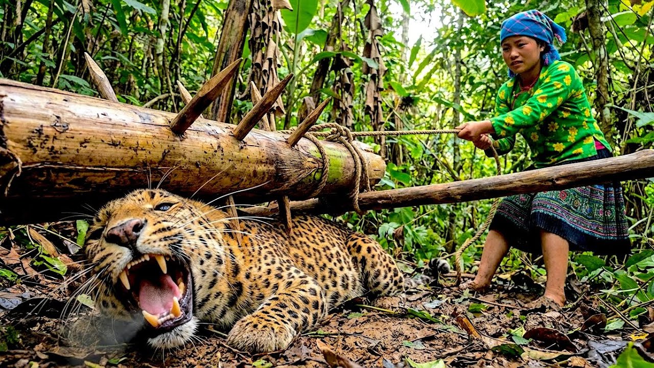 OVERNIGHT IN THE JUNGLE, DAY 3: Encountering a Dangerous Leopard