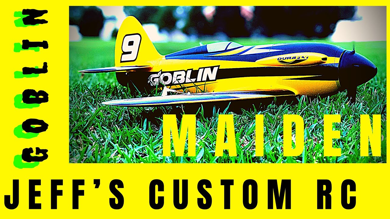 Durafly GOBLIN 820 mm PNP Racer By HobbyKing Maiden Flight and Review
