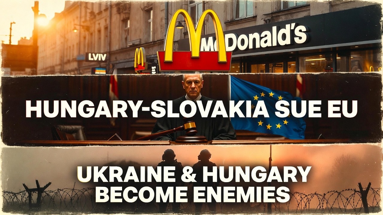 New Mcdonalds in Lviv!!! Hungary-Slovakia sues EU! Hungary & Ukraine are now enemies!