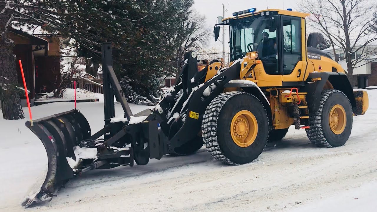 Snow Removal Plowing on side streets