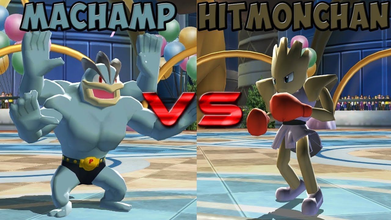 Pokemon battle revolution - Machamp vs Hitmonchan