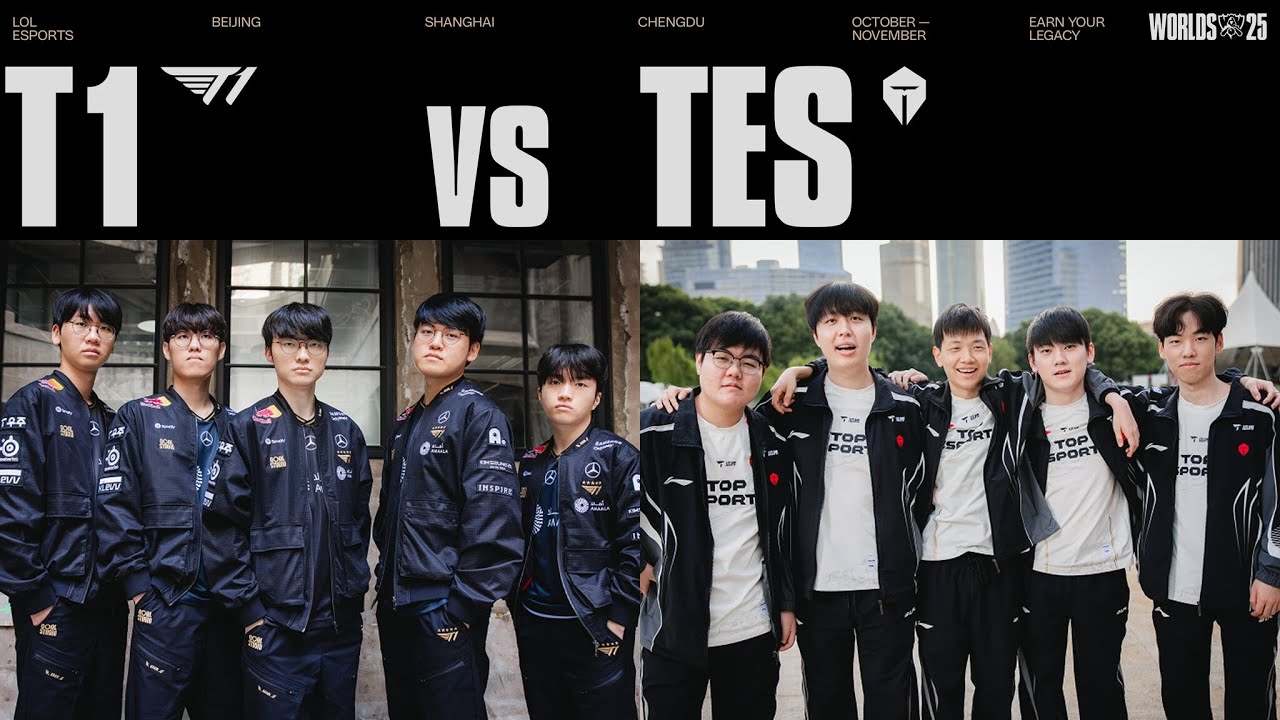 TES x T1 | Md5 | Worlds 2025 | Semifinais