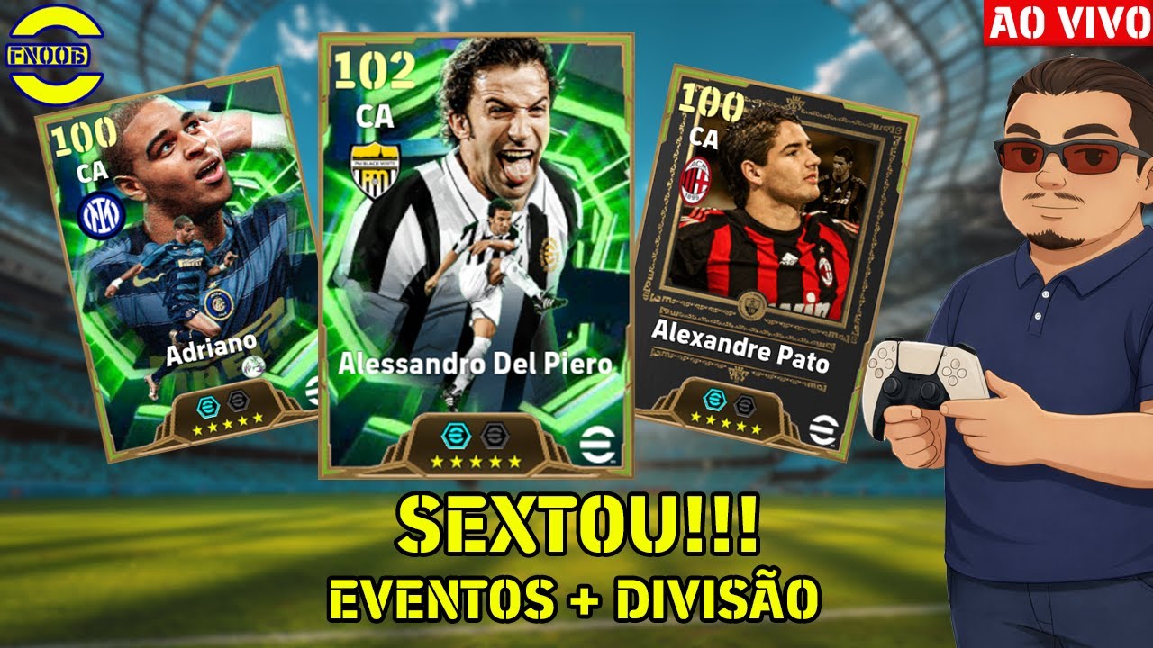 🔴SEXTOU COM MUITA GAMEPLAY | TERMINANDO OS EVENTOS E DIVISÃO | EFOOTBALL
