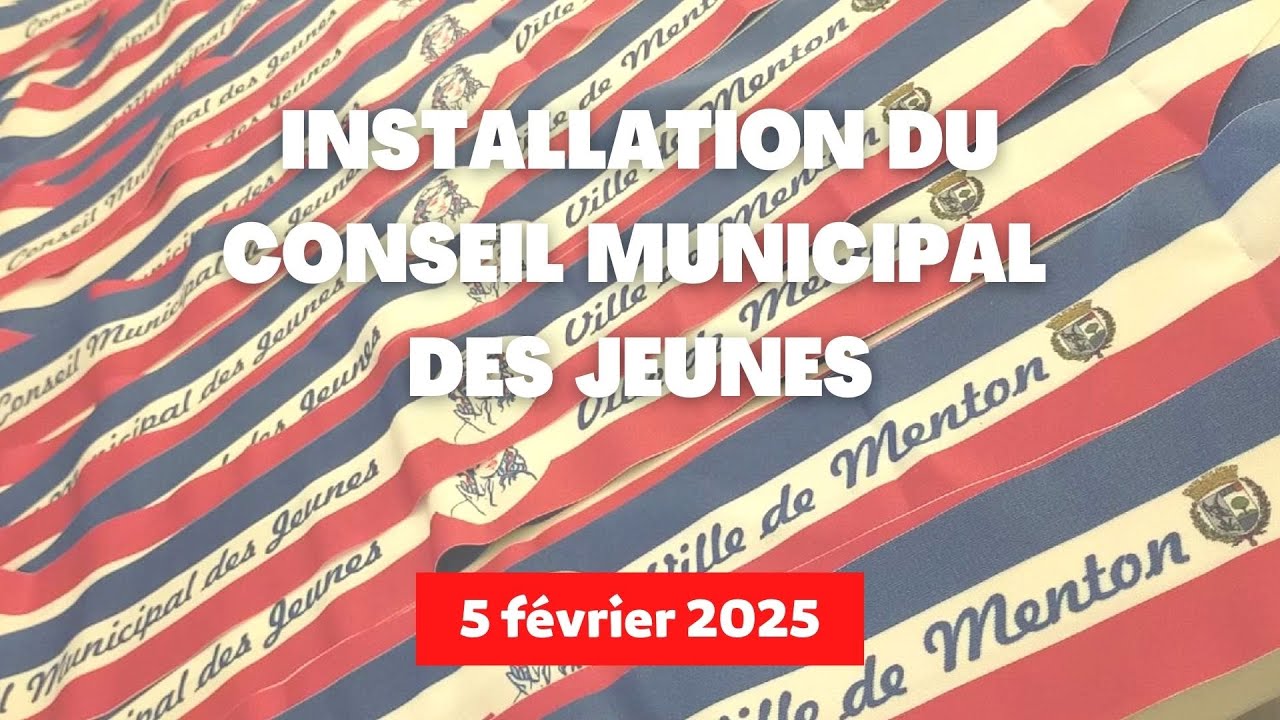 Conseil municipal d'installation du CMJ 5 février 2025 à 15h