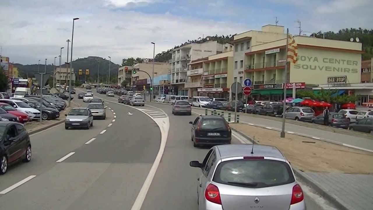 Ein mal durch La Jonquera, Spanien mit dem LKW , 2 nutten.