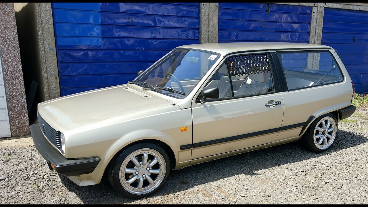 My VW polo 86c steilheck breadvan finally gets new 3 piece split rims Not BBS Rotiform OZ