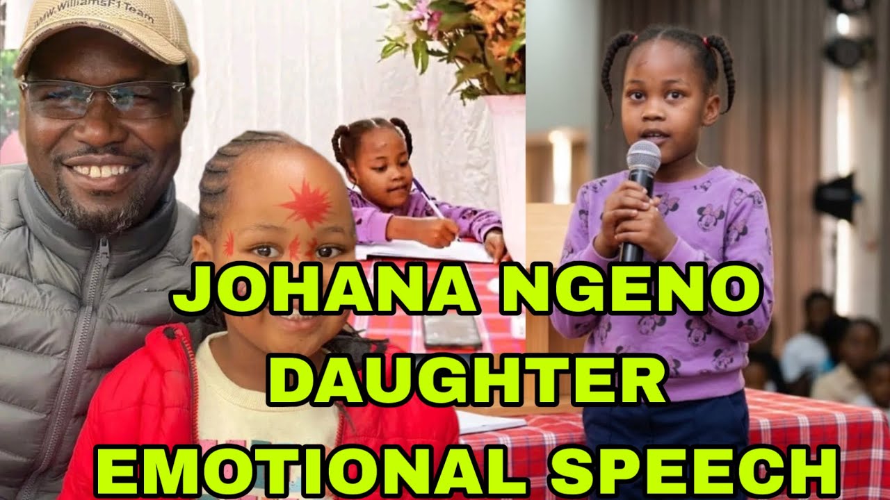 Tears!Johana Ngeno Little Daughter Emotional Farewell Message to Her Dad Made Ruto Shed Tears
