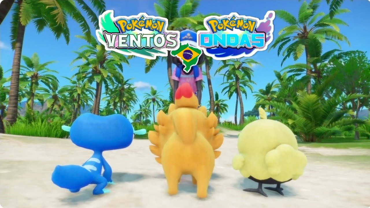 VENCEMOS! Pokémon Ventos e Ondas CONFIRMADO em PT-BR! 🇧🇷 OS INICIAIS MAIS FOFOS CHEGARAM!!!