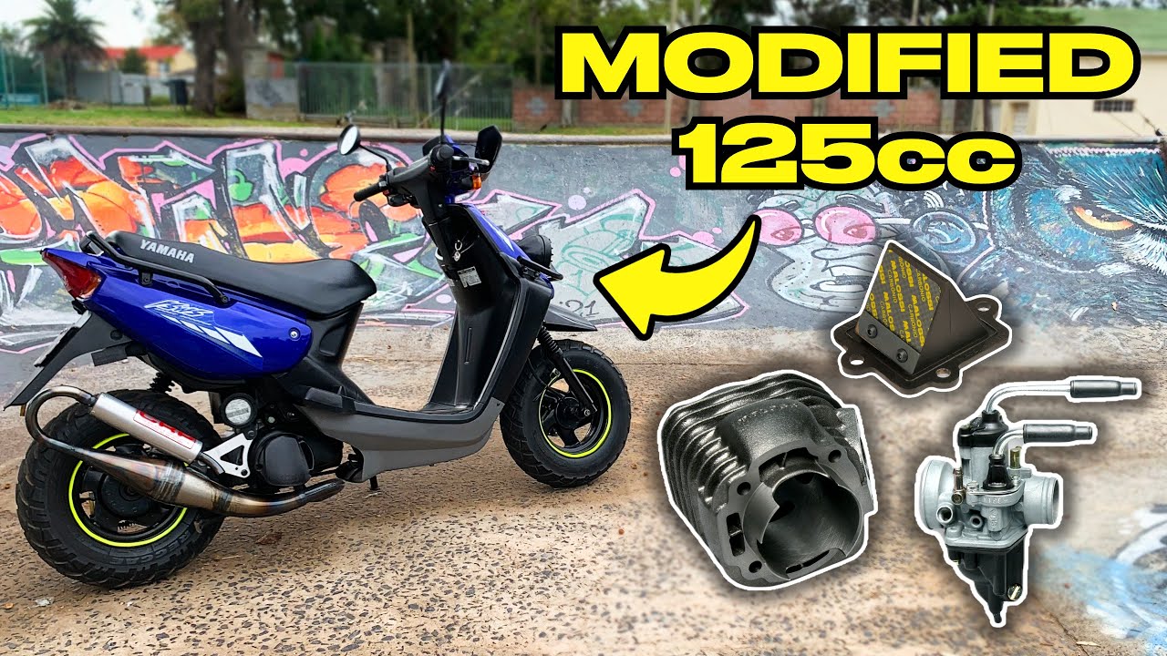 Полностью модифицированный комплект BWS 125cc Malossi BIG BORE и карбюратор 22 мм [Часть 2]