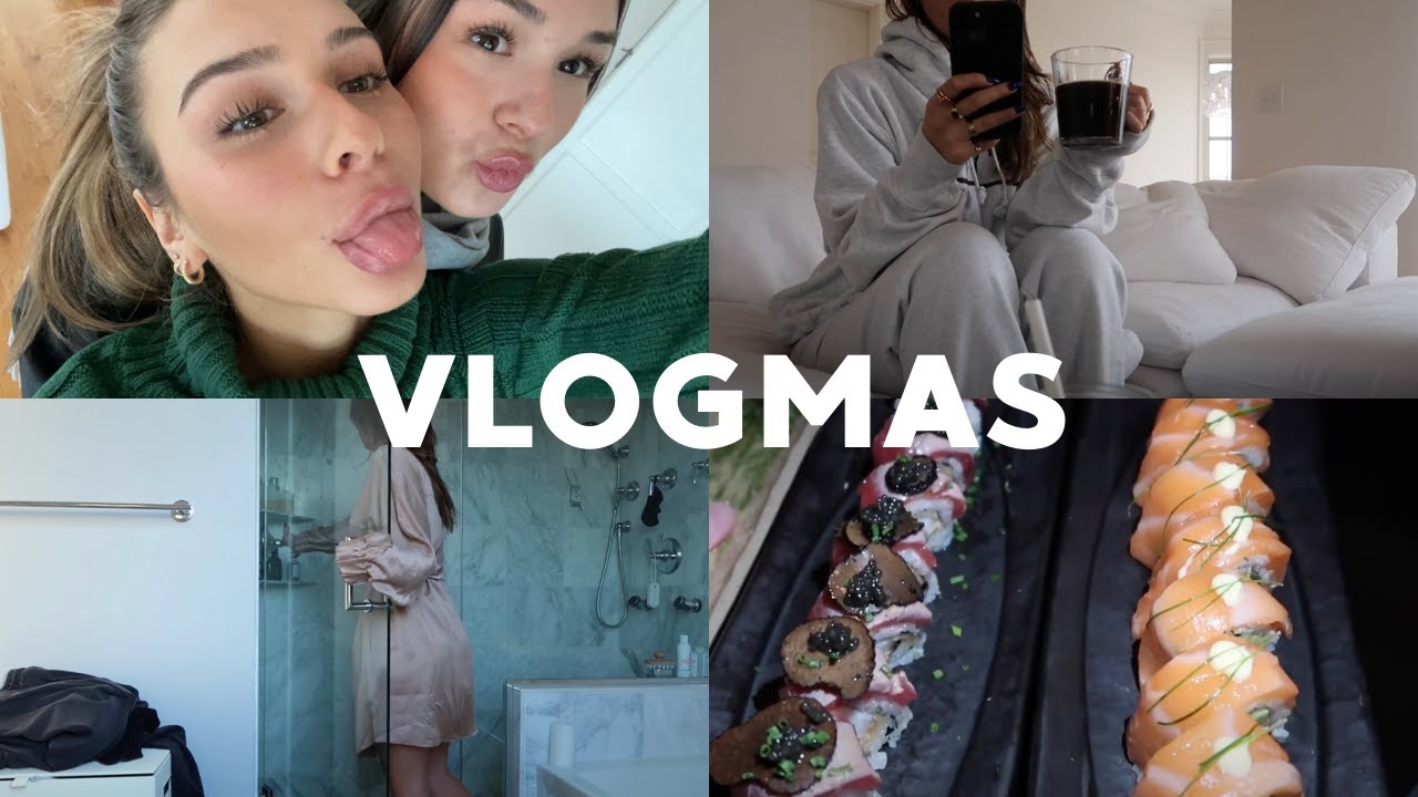 VLOGMAS 2021 | sushi with friends, lunch with Maggie & more 💞🙂🍣
