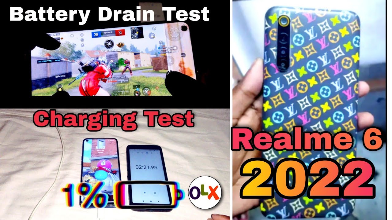 Realme 6 Battery Drain Test 100% To 0% 2022 | Realme 6 Charging Test