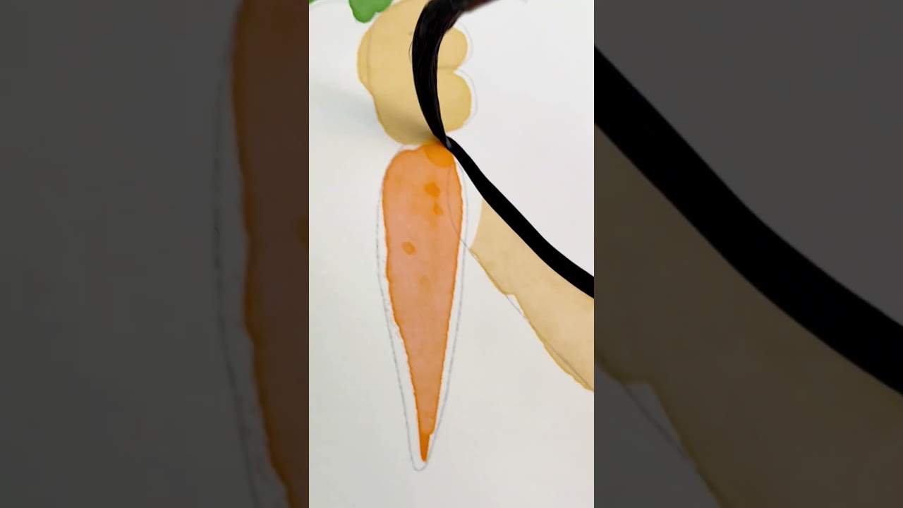 Painting Rabbit from Winnie the Pooh in one single line of black ink without lifting my paintbrush