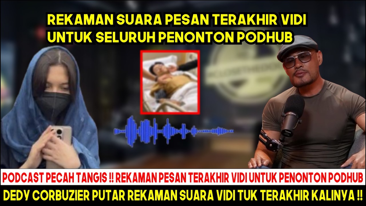 PECAH TANGIS ?! REK. SUARA TER4KHIR VIDI UNTUK PENONTON PODHUB DIPUTAR DEDDY ?! FIRASAT VIDI KUAT ?!