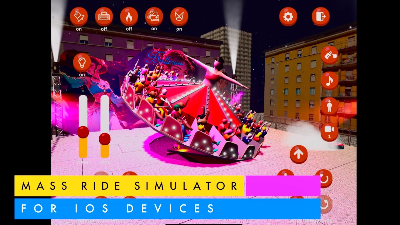 “Mass Ride Simulator”for iOS - A look at the rides