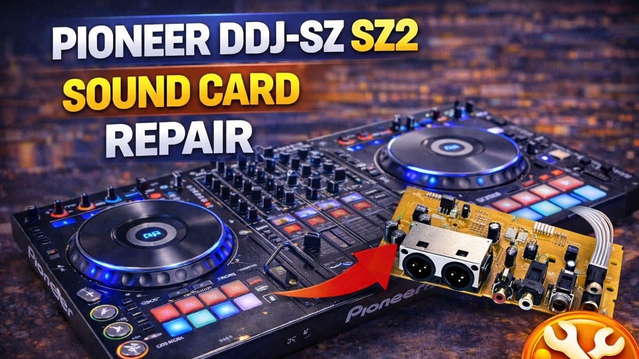 Pioneer DDJ SZ SZ2 Sound Card Repair