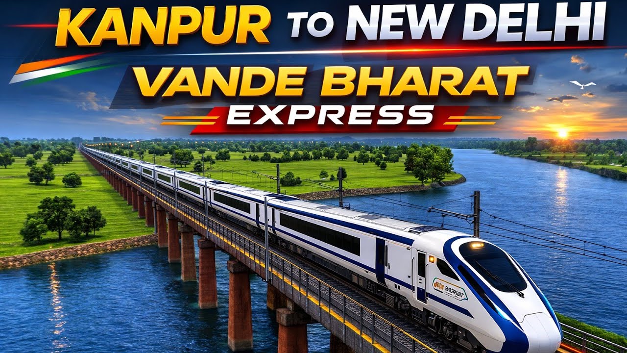 Indian Train Simulator 2024 Gameplay | Kanpur to New Delhi | Vande Bharat Express 
