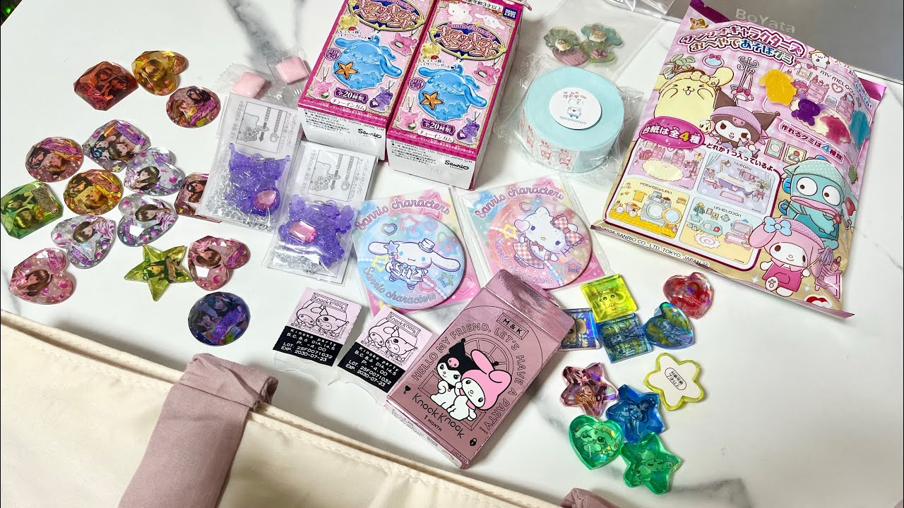 【可愛い購入品】メロクロちゃんカラコン、サンリオキラキラペンダント、ラブベリティッシュ等
