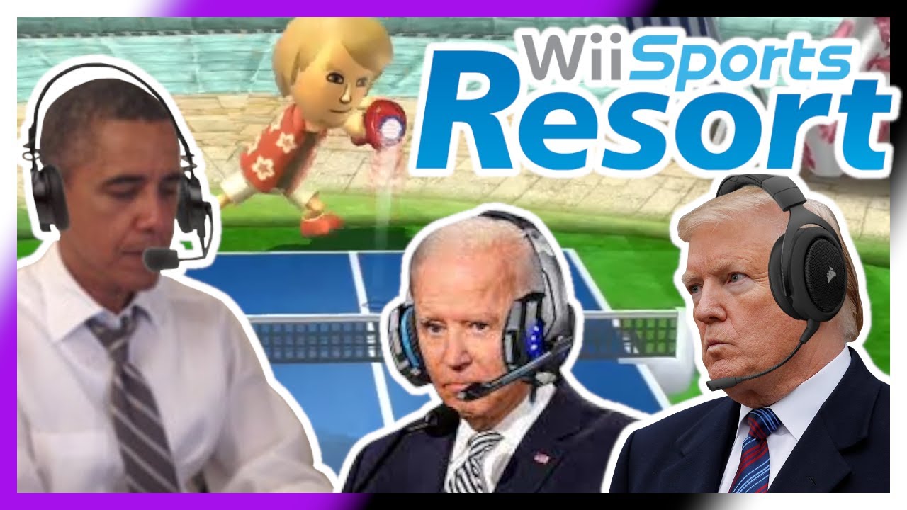 Президенты США играют в настольный теннис в Wii Sports Resort