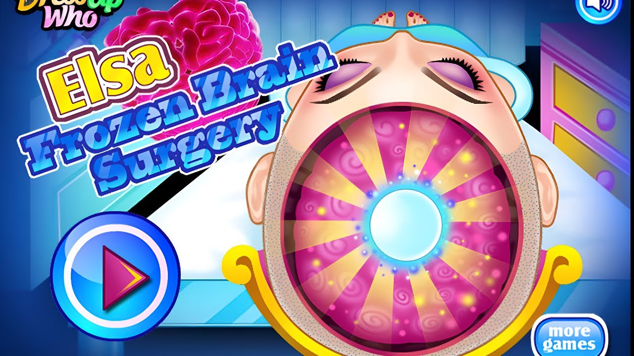 Elsa Frozen Brain Surgery Game Walkthrough Review #games #gameplaywalkthrough #gameplay #doctor