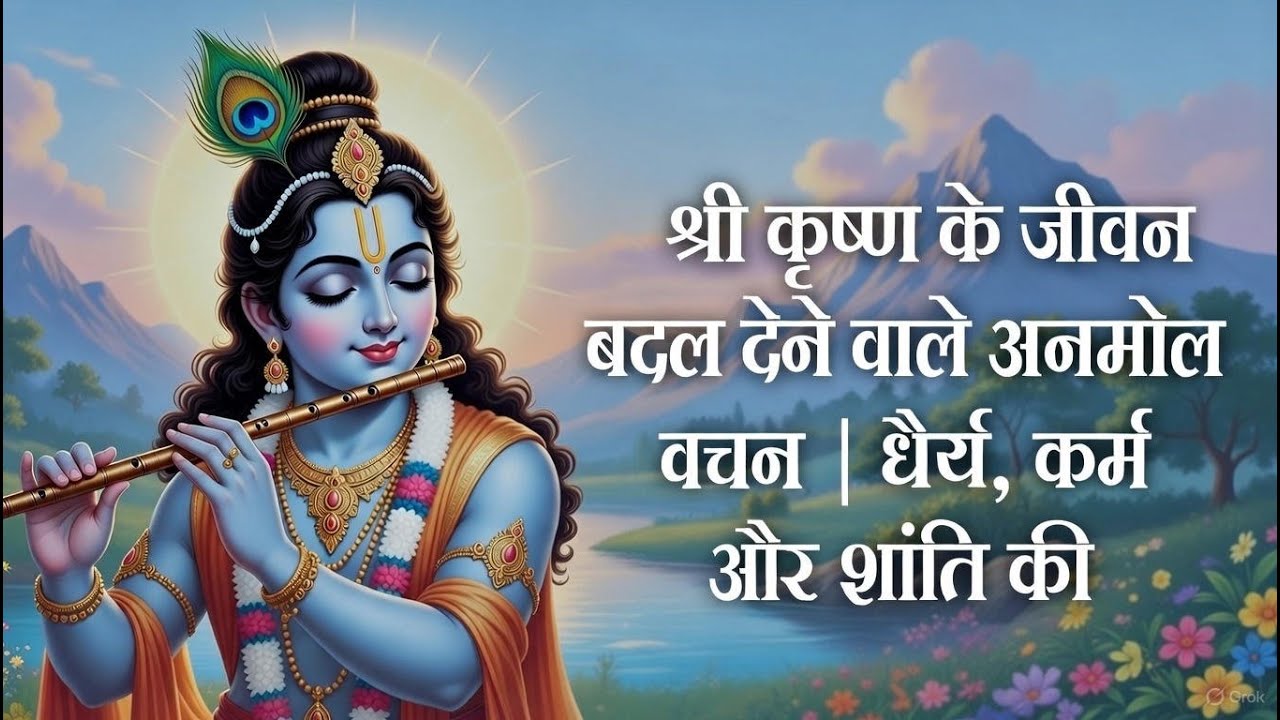 श्री कृष्ण के जीवन बदल देने वाले अनमोल वचन | LORD KRISHNA MOTIVATIONAL VIDEO | 