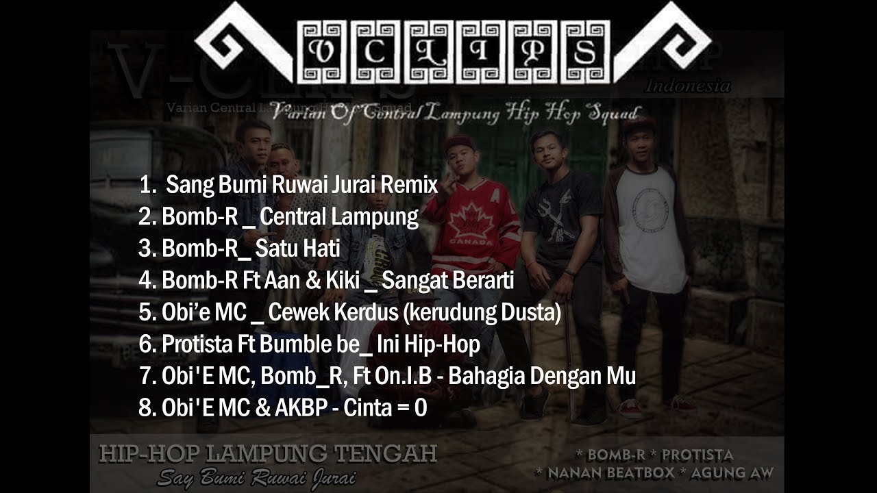 Album Hip-Hop Lampung Tengah V-Clips (varian Of Central Lampung Hip-Hop Squad)