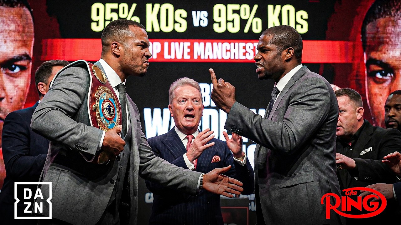 NO HANDSHAKE! Fabio Wardley vs Daniel Dubois GET HEATED at PRESS CONFERENCE | DAZN Boxing!