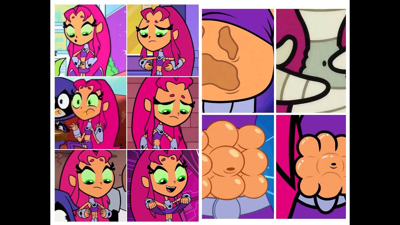 Teen Titans Go! - Princess Koriand'r/ Starfire's stomach growl 1 to 13