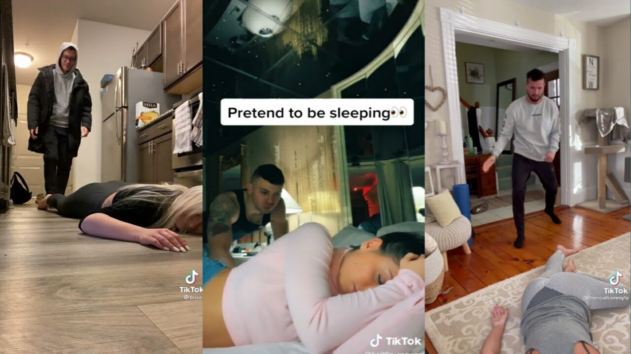 Pretend To Be Sleeping/Dead When Bf Comes Home and See Reaction 🤣🥰