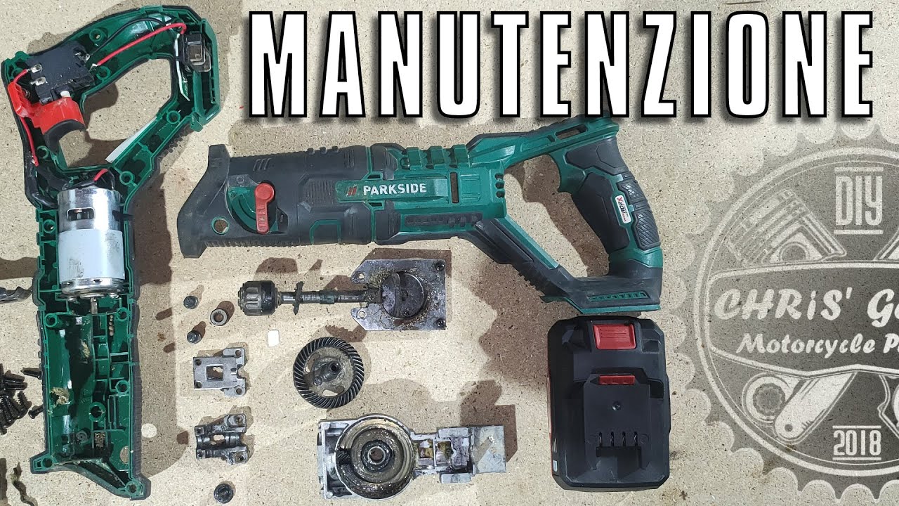 Manutenzione ed Ingrassaggio Seghetto a Gattuccio PARKSIDE PSSA 20-Li A1