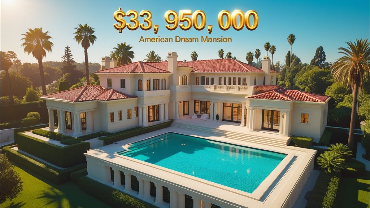 Inside a $33,950,000 California Mega Mansion | American Dream Mansion