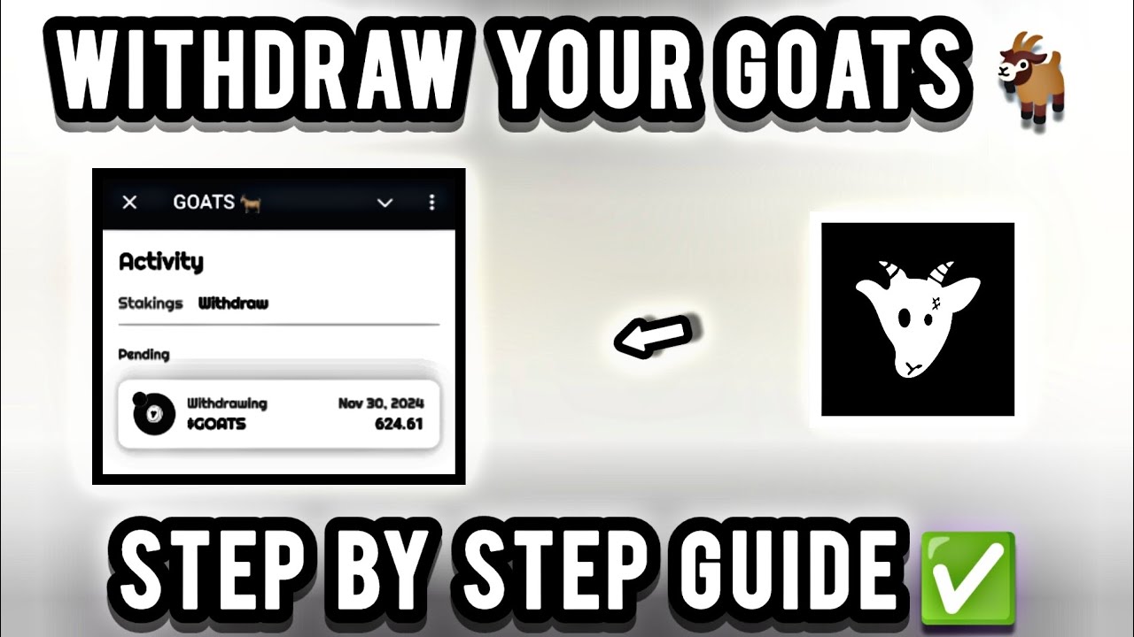 Goats Withdraw Process | Goats Telegram AirDrop