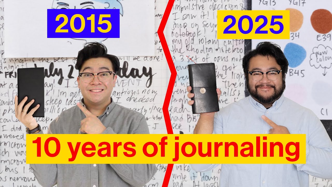 Recreating My 2015 Journal in 2025 📓 Ten Years of Journaling