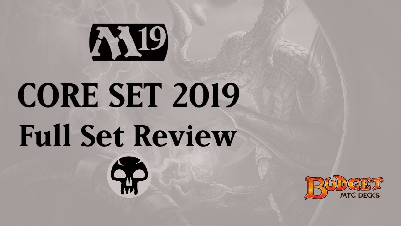 Core Set 2019 | Full Set Review | Black