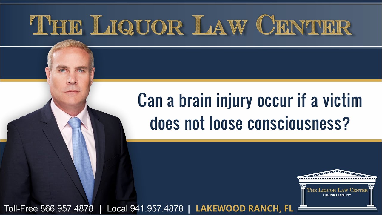 Can a brain injury occur if a victim does not loose consciousness?