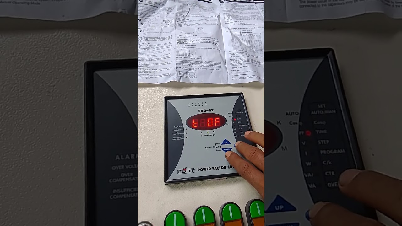setting kapasitor bank controller Fort
