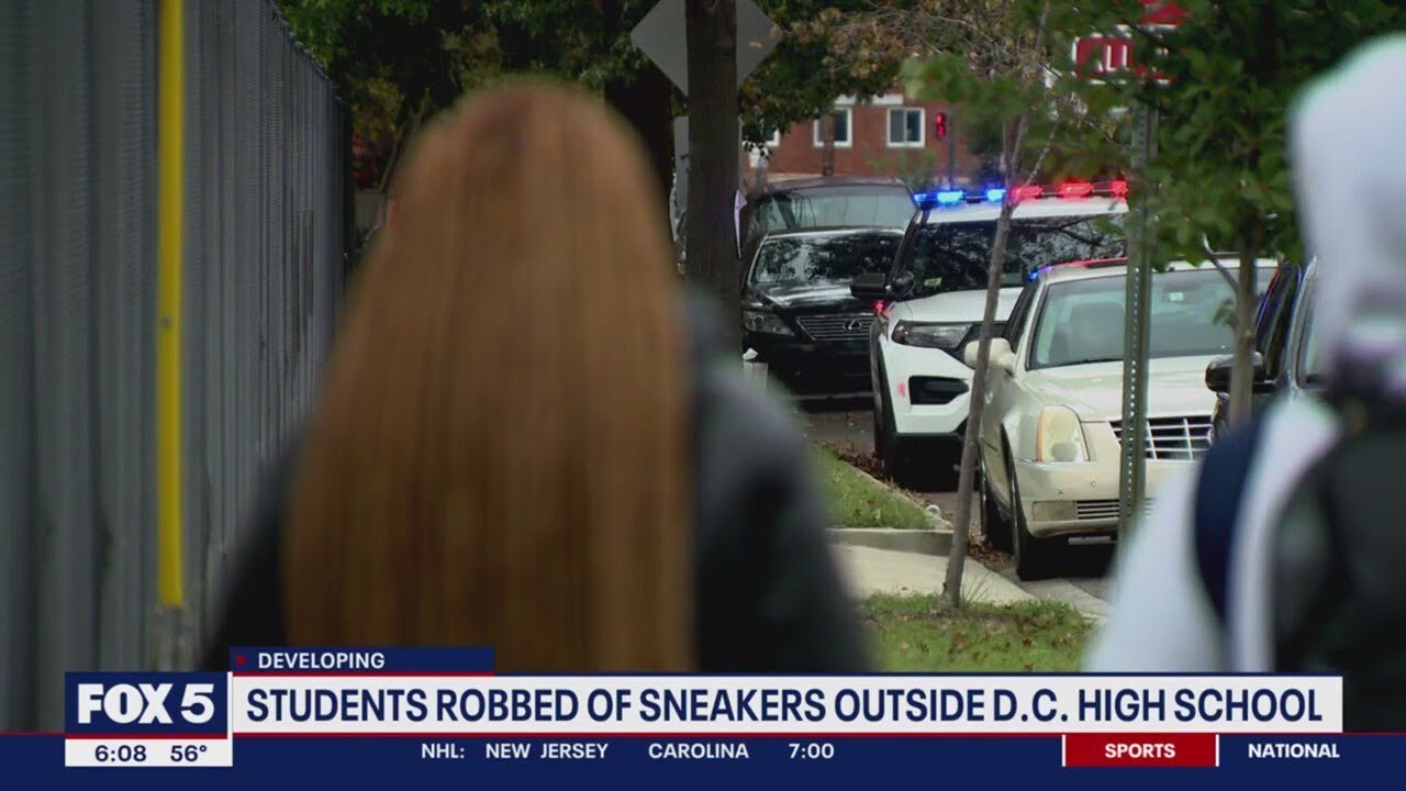 Students robbed of Balenciaga, Jordan sneakers outside DC high school