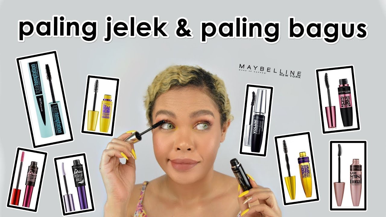 MASKARA MAYBELLINE MANA YANG OKE?? Semua-nya gue cobain supaya lu tau hehe...