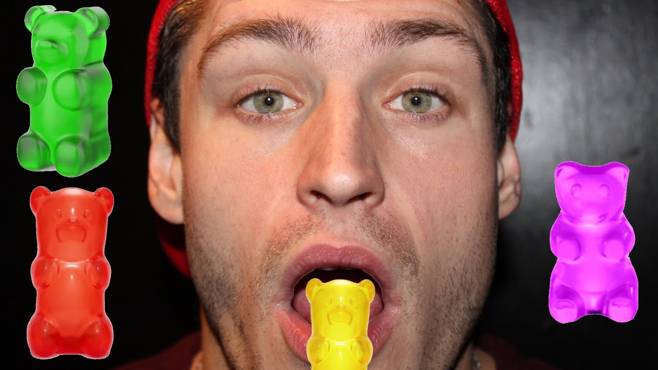 ASMR Gummy Bear MUKBANG Eating Sounds