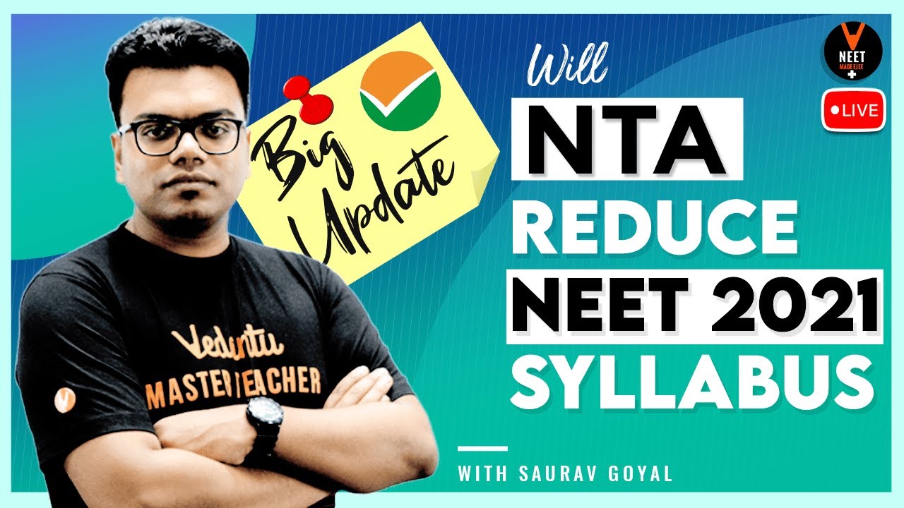 Will NTA Reduce NEET 2021 Syllabus - Big Update  | NEET 2021 Latest News in Hindi | Dr. Saurav Goyal