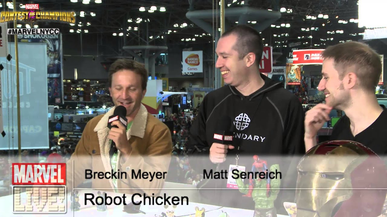 Breckin Meyer and Matt Senreich of Robot Chicken Talk Past, Present, and Future on Marvel LIVE!